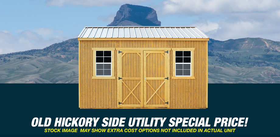 Old Hickory Sheds Side Utility Shed on Sale 10% OFF Cody Wyoming