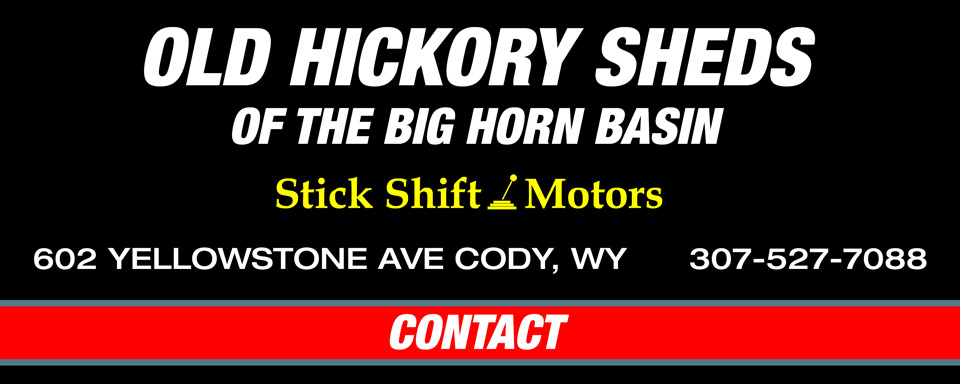 Old Hickory Sheds Cody WY Contact Banner