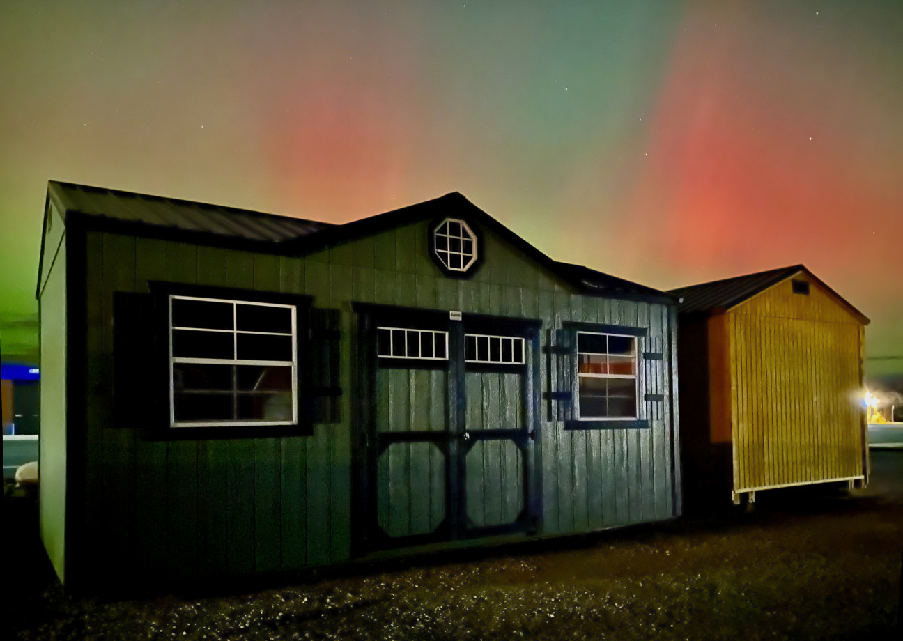 Old Hickory Sheds Northern Lights Cody, Wyoming